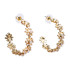 The Royal Standard Florence Pearl Hoop Earrings - Gold/Pearl 1.5"