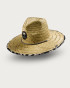 Hemlock UPF 50+ Lifeguard Straw Hat - Monstera