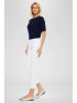 Kan Can High Rise White Kick Flare Jeans