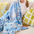 Laura Park Ocean Breeze Fleece Blanket