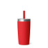 Yeti Rescue Red 10oz Rambler Tumbler with Straw