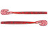 Zoom Ultra‑Vibe Speed Worm 6″ – Salt‑Impregnated Soft Plastic (15‑Pack) - Redbug