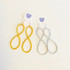 The Heart Knot Gold Infinity Earrings