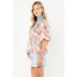 THML Pink Puff Sleeve Paisley Top