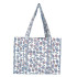 Anju Jewelry Quilted Block-Printed Tote Bag with Travel Pouch - Daisy Fields