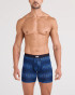 Saxx Multi-Sport Mesh Performance Boxer Brief 6" - 2 Pack - Chain of Command/Black