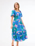 Mary Square Alexi Dress - Glow Over Blue