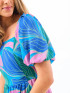 Mary Square Alexi Dress - Glow Over Blue