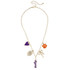 Canvas Clemson Tigers Paper Clip Charm Collector Necklace