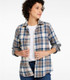 L.L. Bean Women's Scotch Plaid Flannel Shirt - Indigo Tartan