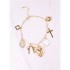 Caroline Hill Kennie Charm Bracelet Gold