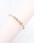 Caroline Hill Avery CZ Flower Bracelet Gold