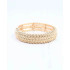 Caroline Hill Breckenridge Textured Stretch Bracelet Gold