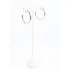 Caroline Hill Nataliuh Hoop Earring Shiny Silver