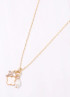 Caroline Hill Bianco Necklace with Charms - Gold