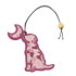 Local Boy LG Dog & Moon Air Freshener - Pink Localflage