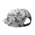 Local Boy Perforated Flat Brim Hat - Woven Patch White Localflage