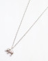 Caroline Hill Happy Go Lucky Necklace Silver
