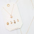 Caroline Hill Star and Heart Charm Necklace Set Gold