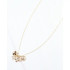 Caroline Hill Heart of Gold Charm Necklace Set Gold