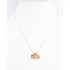 Caroline Hill Heart of Gold Charm Necklace Set Gold