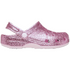 Crocs Toddler Girls Classic Chunky Glitter Clog – Pink Milk