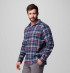 Columbia Men's Cornell Woods Flannel Long Sleeve Shirt - Coll Navy Backland Tartan