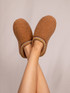 Simply Southern Women's Brown Sherpa Slippers
