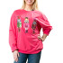 Top It Off Pink Nutcracker Sweatshirt with Sequins Top It Off Pink Nutcracker Sweatshirt with Sequins