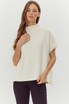 Jodifl Ivory Drop Shoulder Comfy Sweater Top Jodifl Ivory Drop Shoulder Comfy Sweater Top