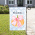 The Navy Knot Fall Pumpkin Pink Coquette Garden Flag