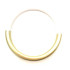Accessory Jane Medium Bangle Bracelet - White and Gold