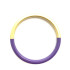 Accessory Jane Medium Bangle Bracelet - Purple and Gold
