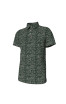 Southern Point Men's Pointer Pattern Performance Polo - Duck Green