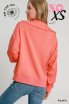 Umgee Women's Luxeknit V-Neck Pullover Sweatshirt - Salmon Umgee Women's Luxeknit V-Neck Pullover Sweatshirt - Salmon