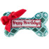 Haute Diggity Dog Green Stars Bone - Happy Howlidays