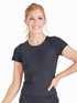 Simply Southern Women's Double Layer Tee - Black