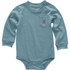 Carhartt Infant Long-Sleeve Pocket Bodysuit - Stillwater