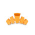 Teleties Classic Mango Tiny Claw Hair Clip Teleties Classic Mango Tiny Claw Hair Clip