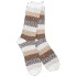 World's Softest Women's Weekend Gem Crew - Chocolate Multi
