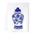Cora & Pate Blue and White Ginger Jar Kitchen Towel Cora & Pate Blue and White Ginger Jar Kitchen Towel