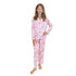 Jane Marie Kids Baby It's Cold Outside Satin Pajama Long Sleeve Set