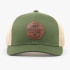 Aftco Men's Lemonade Leather Trucker Hat - Olive