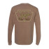 Southern Fried Cotton Men's Long Sleeve Old School Camo Badge T-Shirt Southern Fried Cotton Men's Long Sleeve Old School Camo Badge T-Shirt