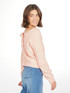 Simply Southern Women's Open Back Sweater - Pink