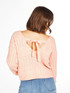 Simply Southern Women's Open Back Sweater - Pink