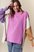 Fantastic Fawn Women's Color Block Stripe Sweatshirt