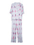 Katydid Women's Nutcrackers Christmas Light Blue Lounge Pants Set Katydid Women's Nutcrackers Christmas Light Blue Lounge Pants Set