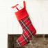 8 Oak Lane Red Plaid Quilted Stocking 8 Oak Lane Red Plaid Quilted Stocking