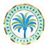 Sophistiplate Preppy Palm Salad Plates - 8 Pack
